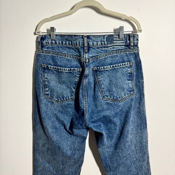 Revice Denim Jeans Women 30 Blue Straight Button Fly Minimal Modest 100% Cotton - Picture 8 of 11